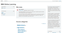 Desktop Screenshot of moodle.bbhcsd.org